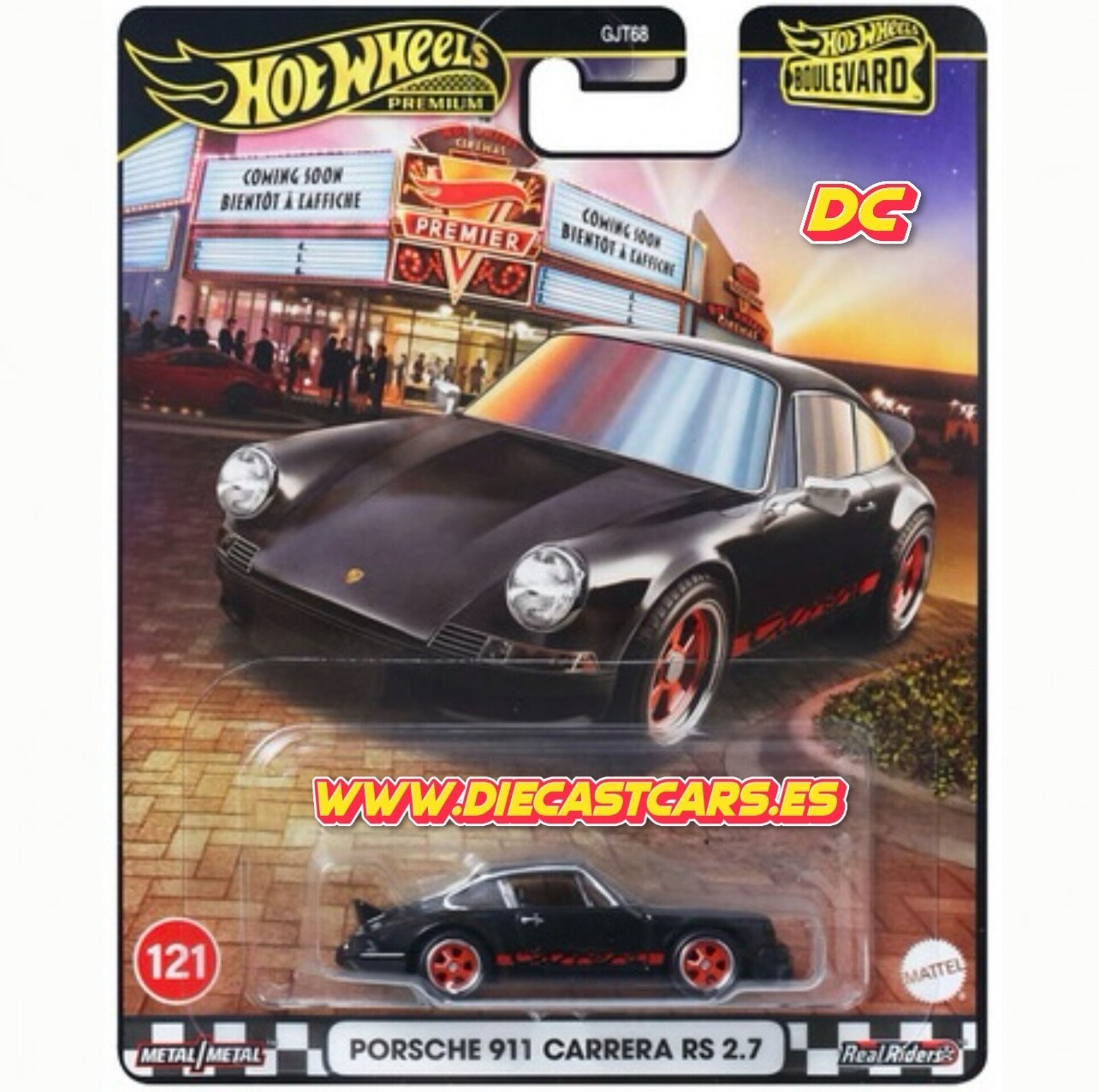 Hot Wheels Premium PORSCHE 911 CARRERA RS 2.7  * Serie Boulevard #121 * Diecast - 1