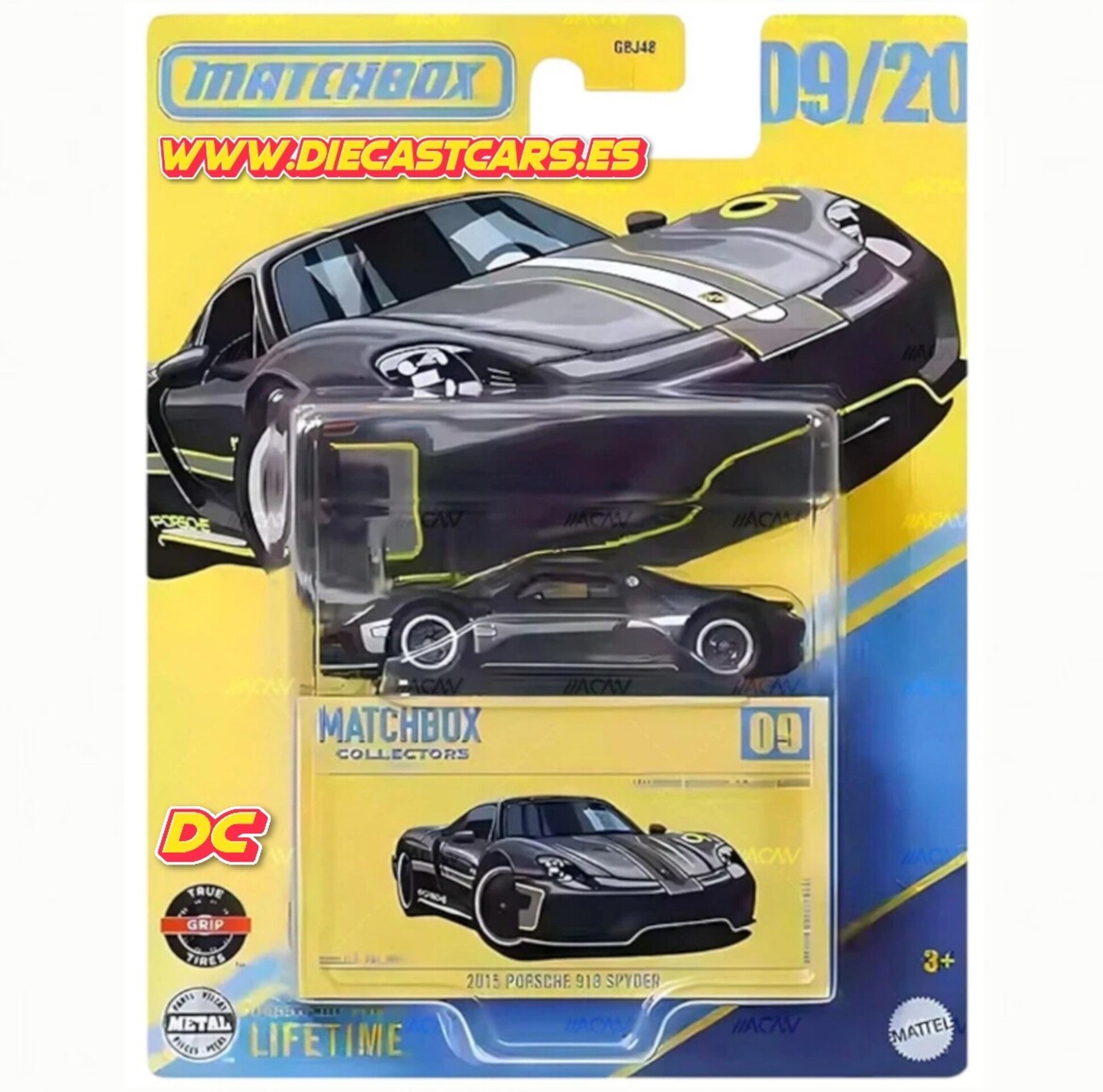 Matchbox Collectors 2015 PORSCHE 918 SPYDER * Serie 2025 09/20 * Diecast 1:64 - 1