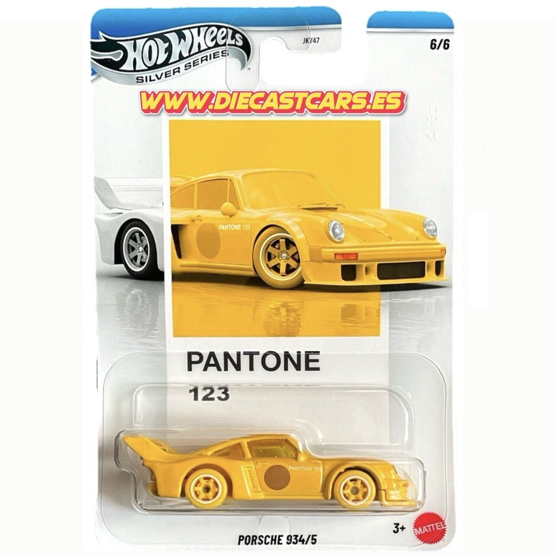 Hot Wheels PORSCHE 934/5 Chase *Silver Series Serie Pantone 123 Diecast 1:64* - 1