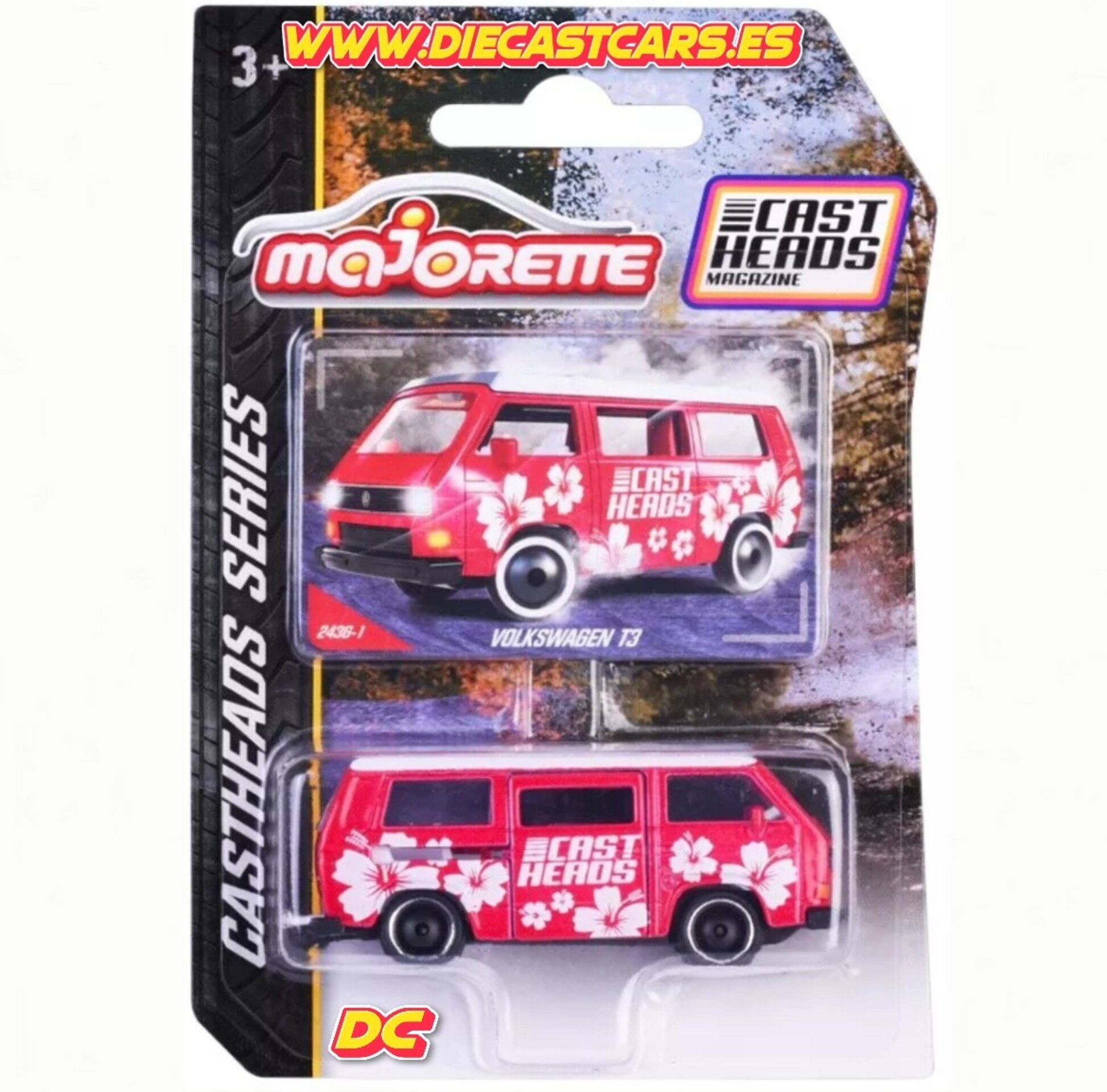 Majorette VOLKSWAGEN T3 VW * Serie CastHeads Magazine Series * Diecast 1:64 - 1