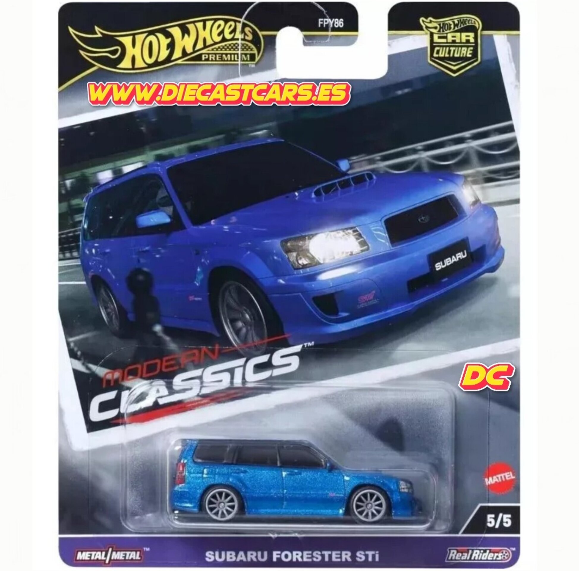 Hot Wheels Premium SUBARU FORESTER STi *Serie Modern Classics* Car Culture 1:64 - 1