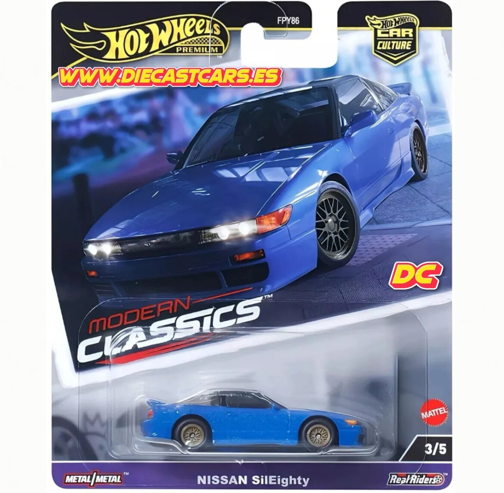 Hot Wheels Premium NISSAN SilEighty *Serie Modern Classics* Car Culture 1:64 - 1