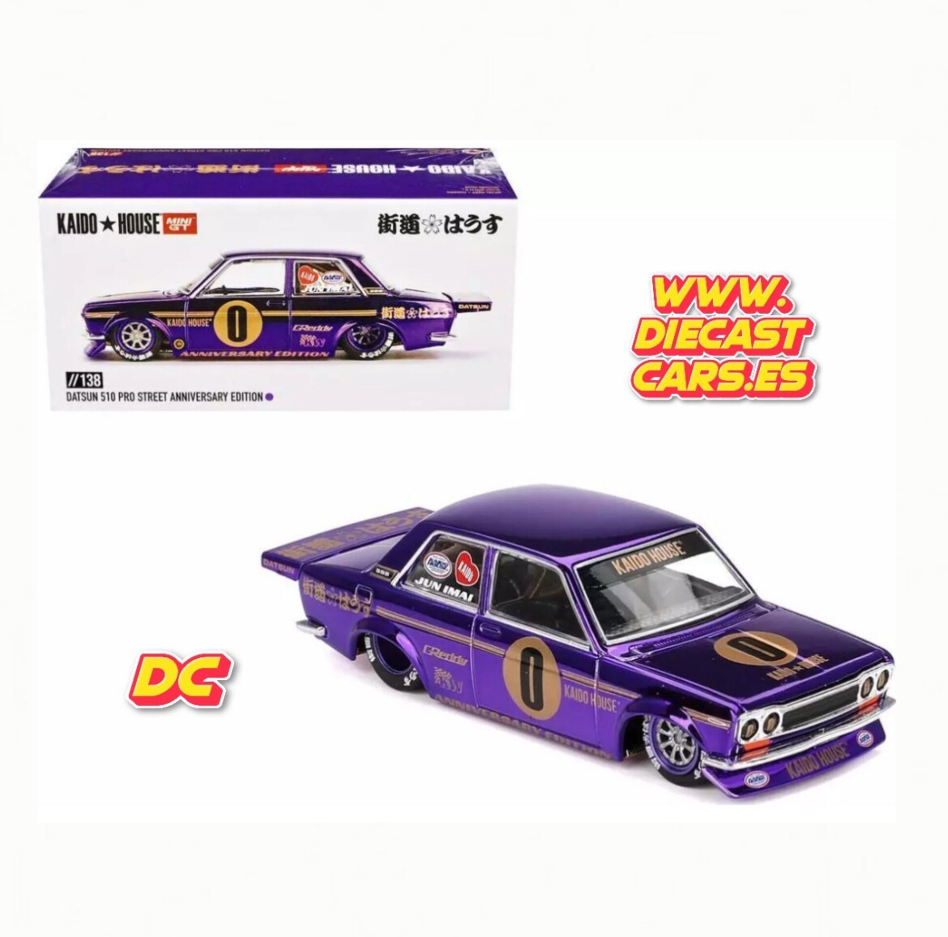 Mini GT Kaido House DATSUN 510 PRO STREET Anniversary Edition //138 - 1