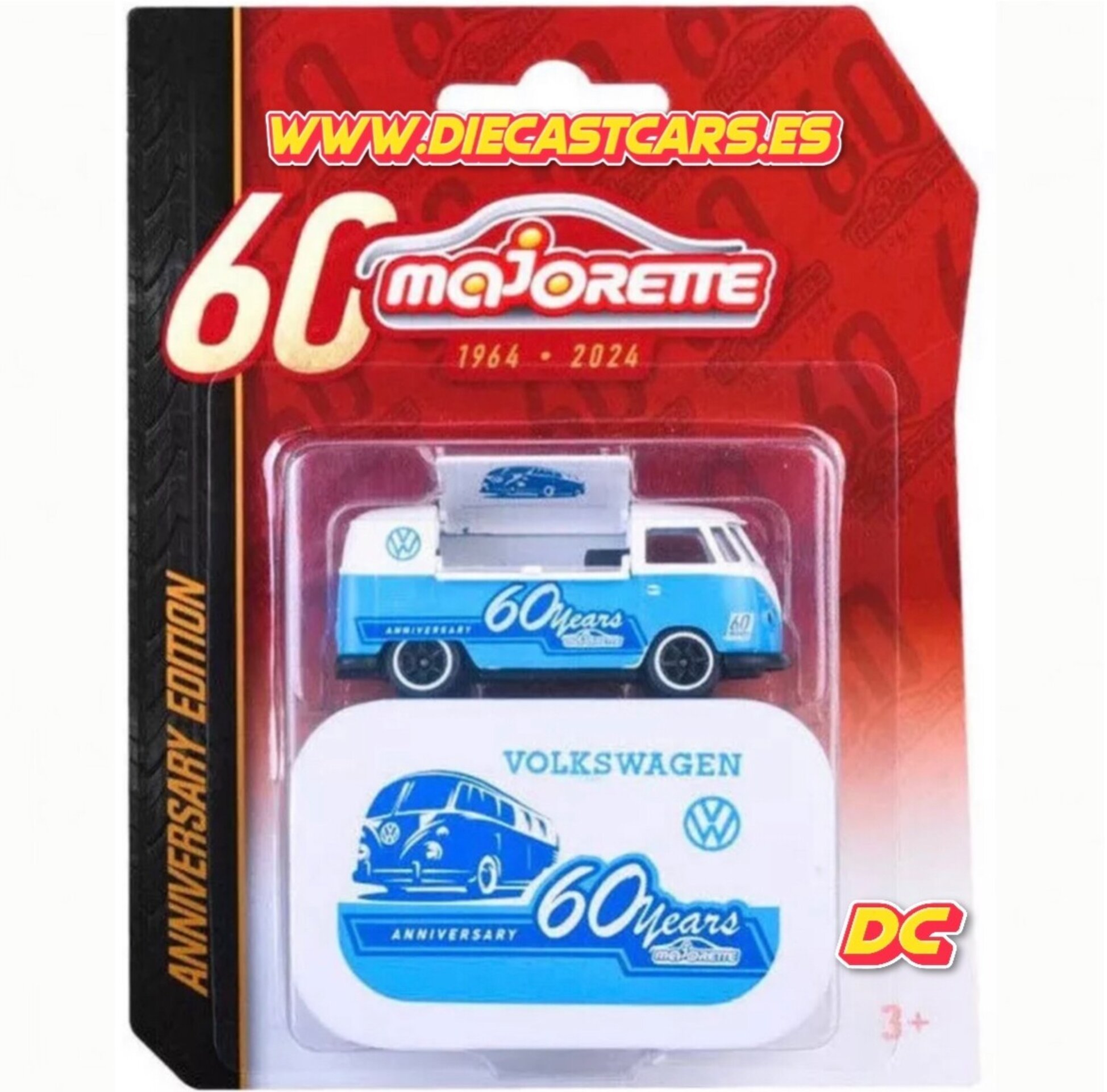 Majorette VOLKSWAGEN T1 CAMPER * Serie 60 Anniversary Edition 1964-2024 * 1:64 - 1